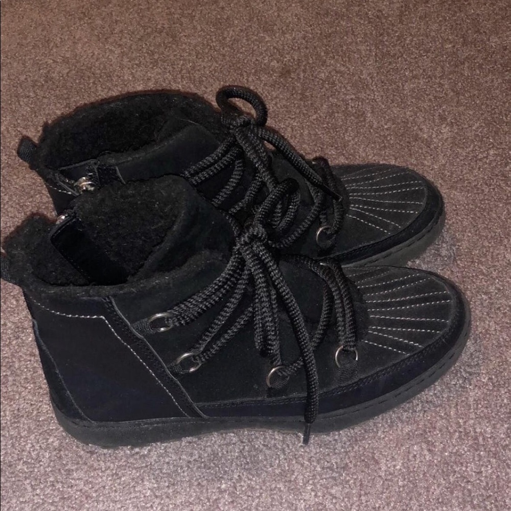 Black boots